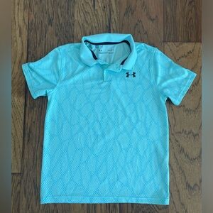 Under Armour Youth Light Blue Polo Shirt